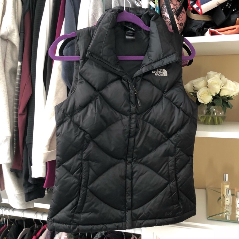 Black North Face Puffer Vest